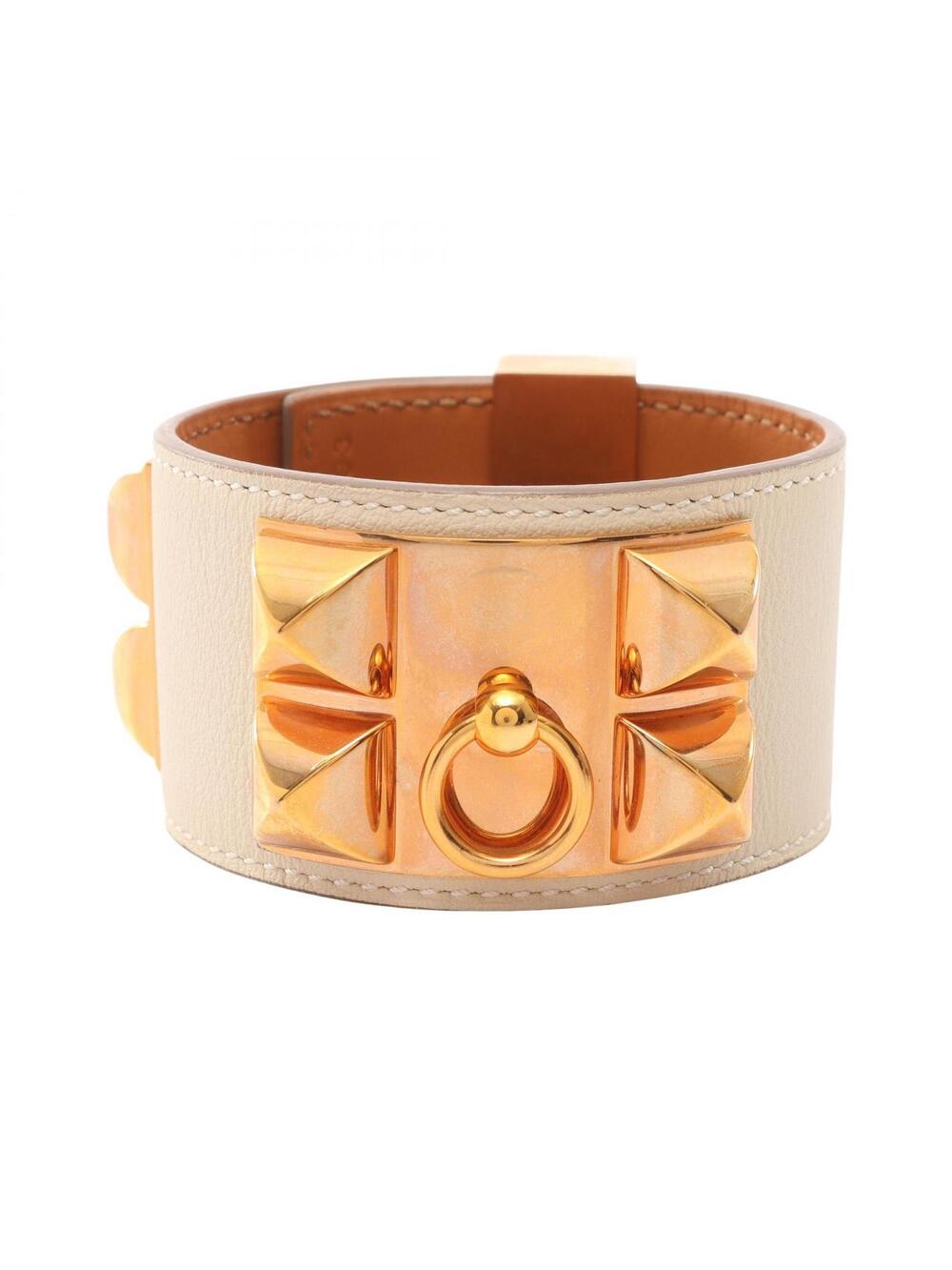 Hermes Collier De Chien Bangle Bracelet #345306H67B
